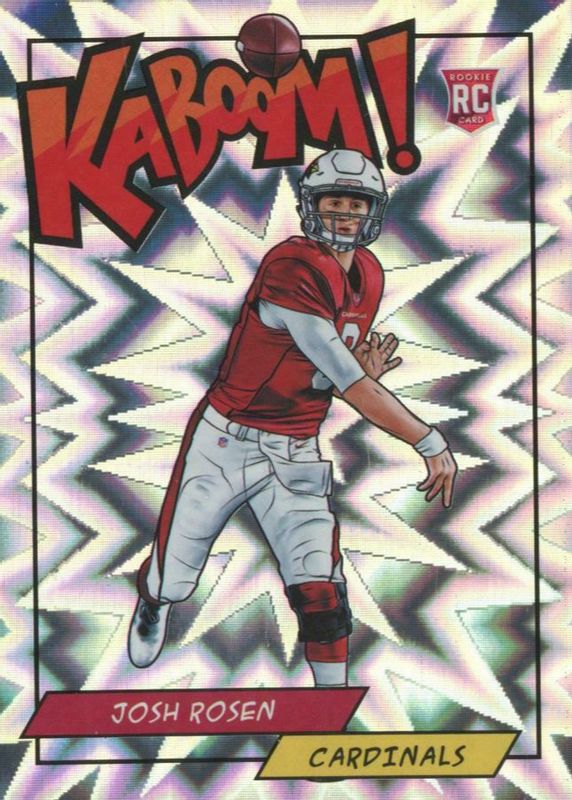 Josh Rosen 2018 Panini Rewards #K-JRO Kaboom! Rookie BGS 9.5