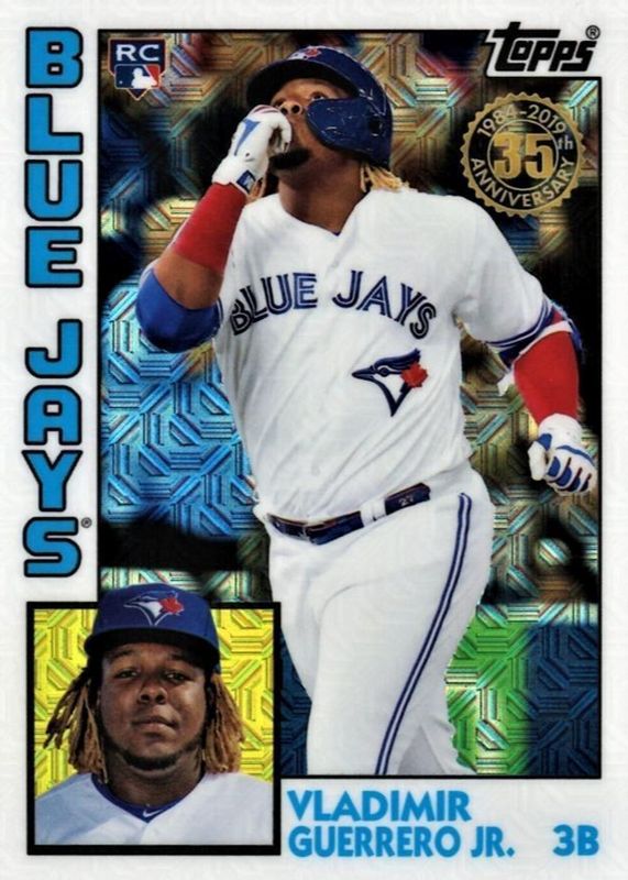 Vladimir Guerrero Jr. 2019 Topps Update Silver Pack #T84U-46 1984 Chrome Promo Rookie SGC 9.5