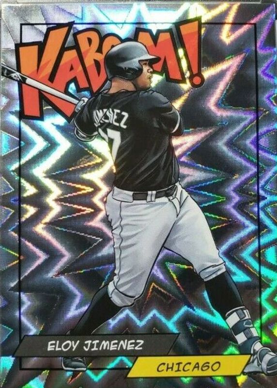 Eloy Jimenez 2018 Panini Rewards #K-EJ Kaboom! SGC 8