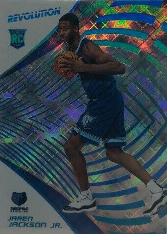 Jaren Jackson Jr. 2018 Revolution #139 Cosmic /100 Rookie SGC 9.5