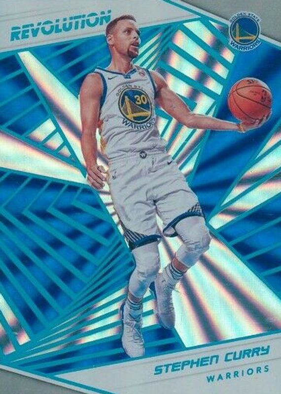 Stephen Curry 2018 Revolution #96 Sunburst /75 SGC 9.5