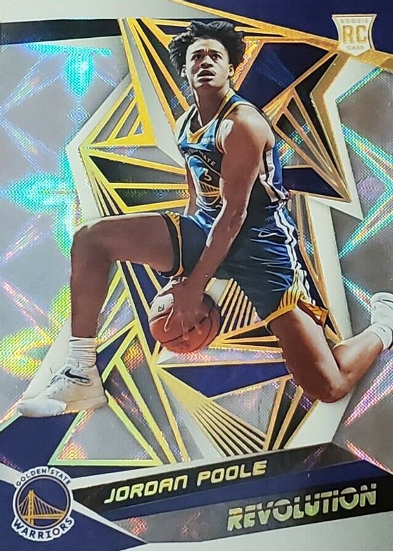 Jordan Poole 2019 Revolution #126 Galactic /(SSP) Rookie PSA 9