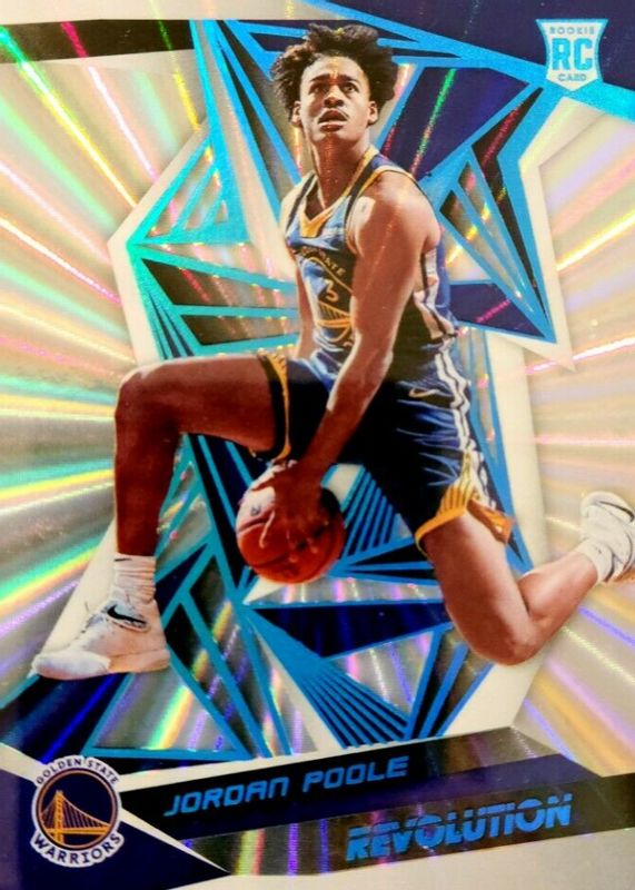 Jordan Poole 2019 Revolution #126 Sunburst /75 Rookie RAW