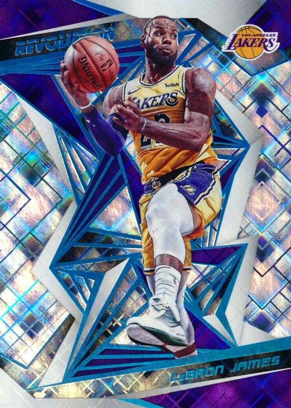 LeBron James 2019 Revolution #14 Cosmic /100 SGC 10