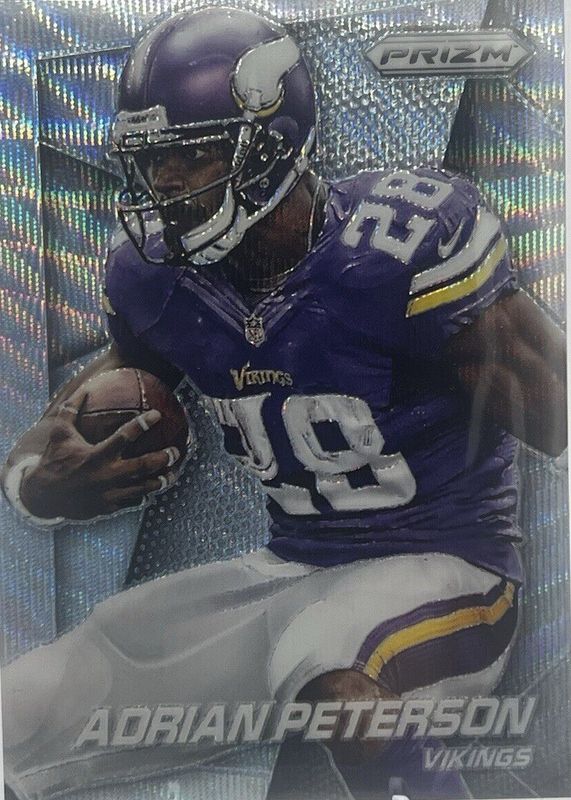 Adrian Peterson 2014 Prizm #115 Light Blue Wave /99 PSA 10