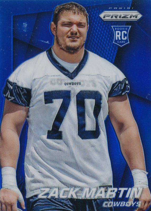 Zack Martin 2014 Prizm #297 Blue Rookie PSA 10