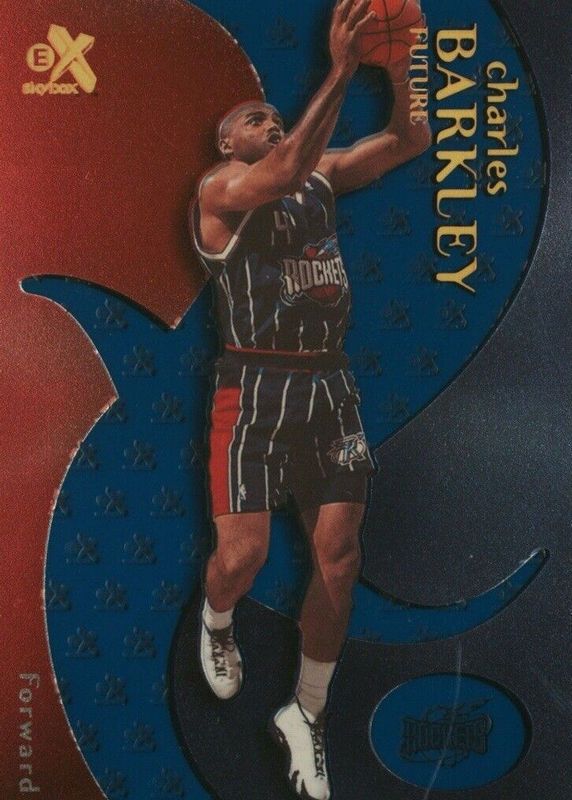 Charles Barkley 1999 SkyBox E-X #5 Essential Credentials Future (/56) BGS 8