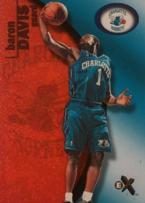 Baron Davis 2000 Fleer E-X #8 Essential Credentials /201 PSA 9