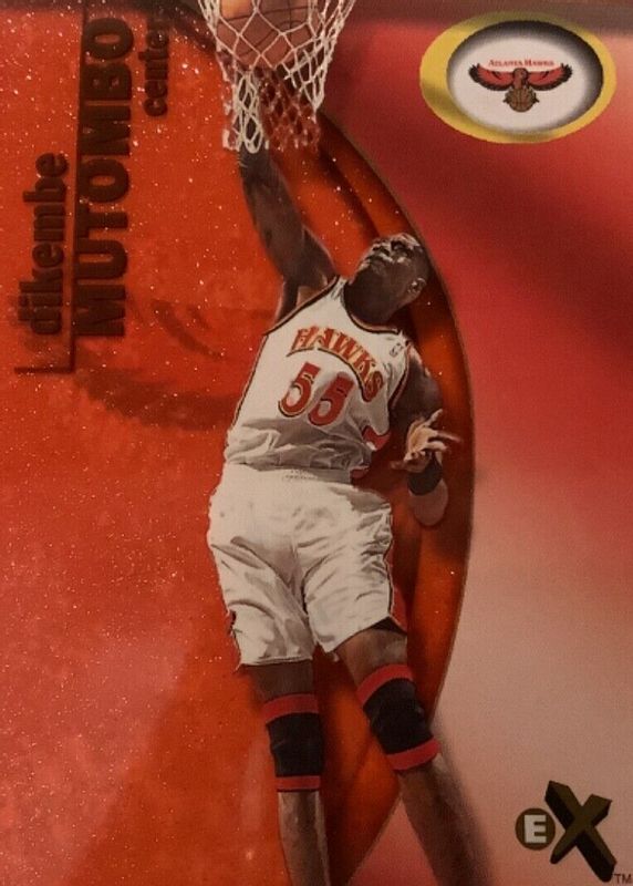 Dikembe Mutombo 2000 Fleer E-X #1 Essential Credentials /201 SGC 7.5