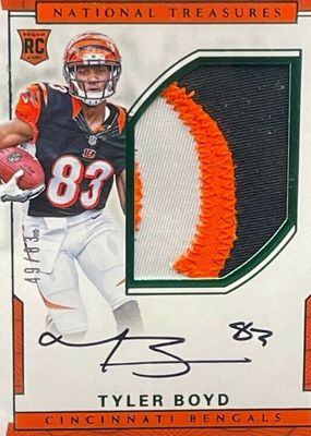 2016 National Treasures #121 Rookie Patch Auto - Numbers Green (/83)