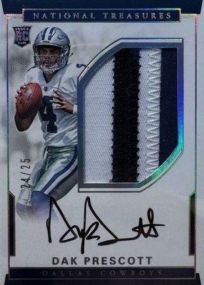 2016 National Treasures #130 Rookie Patch Auto - Holo Silver /25