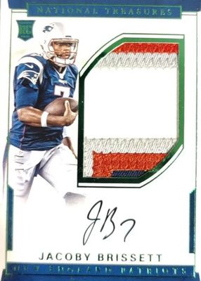 2016 National Treasures #119 Rookie Patch Auto - Numbers Green (/7)