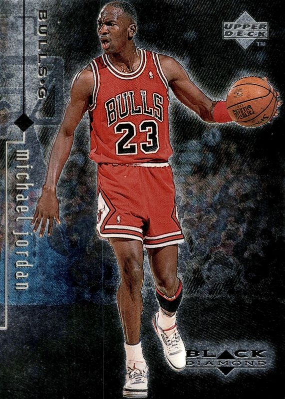 Michael Jordan 1998 Upper Deck Black Diamond #5 Base SGC 9