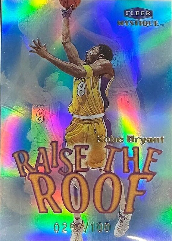 Kobe Bryant 1999 Fleer Mystique #4RR Raise the Roof /100 PSA 7