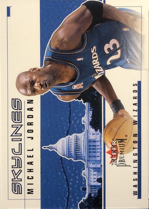 Michael Jordan 2002 Fleer Premium #1SL Skylines /2500 PSA 9