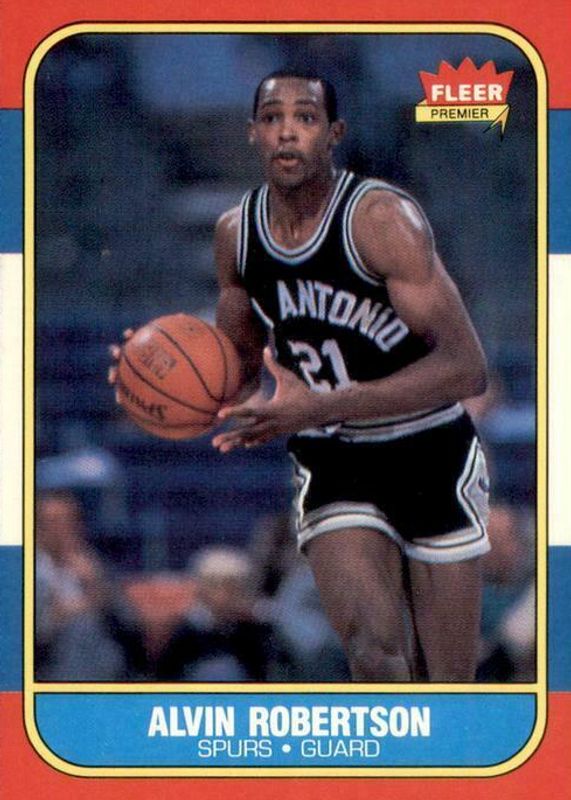 Alvin Robertson 1986 Fleer #92 Base Rookie BGS 8.5