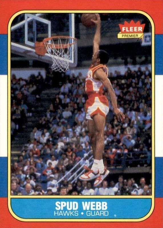 Spud Webb 1986 Fleer #120 Base Rookie SGC 10