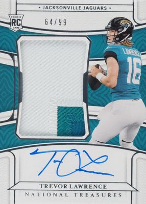 2021 National Treasures #156 Rookie Patch Auto /99