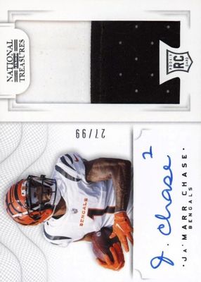 2021 National Treasures #CRS-CJ Crossover Rookie Patch Autographs /99