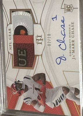 2021 National Treasures #RSC-JC Rookie NFL Gear Signature Combos - Holo Gold /10