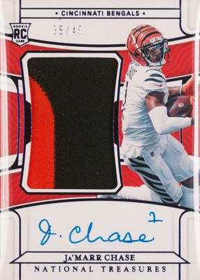 2021 National Treasures #162 Rookie Patch Auto - Purple /49