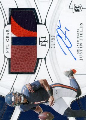 2021 National Treasures #RSC-JF Rookie NFL Gear Signature Combos (/99)