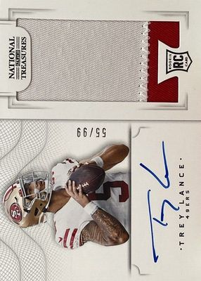 2021 National Treasures #CRS-TRL Crossover Rookie Patch Autographs /99