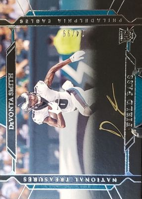 2021 National Treasures #FP-DS Rookie Signatures Field Pass /99