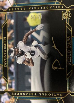 2021 National Treasures #FP-DS Rookie Signatures Field Pass - Gold /25