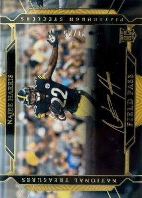 2021 National Treasures #FP-NH Rookie Signatures Field Pass - Gold /25