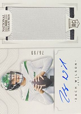 2021 National Treasures #CRS-ZW Crossover Rookie Patch Autographs /99