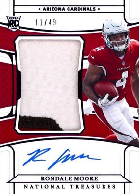 2021 National Treasures #172 Rookie Patch Auto - Purple /49