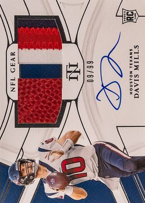 2021 National Treasures #RSC-DM Rookie NFL Gear Signature Combos (/99)