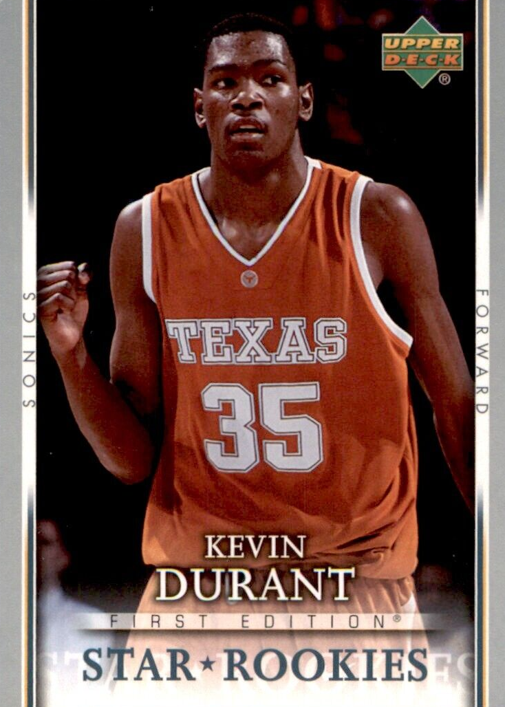 Kevin Durant 2007 Upper Deck First Edition #202 Base Price Guide - Sports  Card Investor