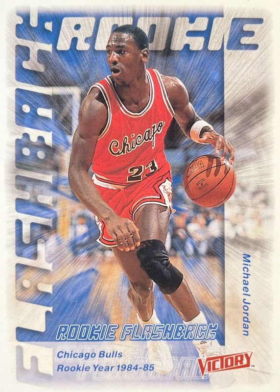 Michael Jordan 1999 Upper Deck Victory #282 Rookie Flashback PSA 10