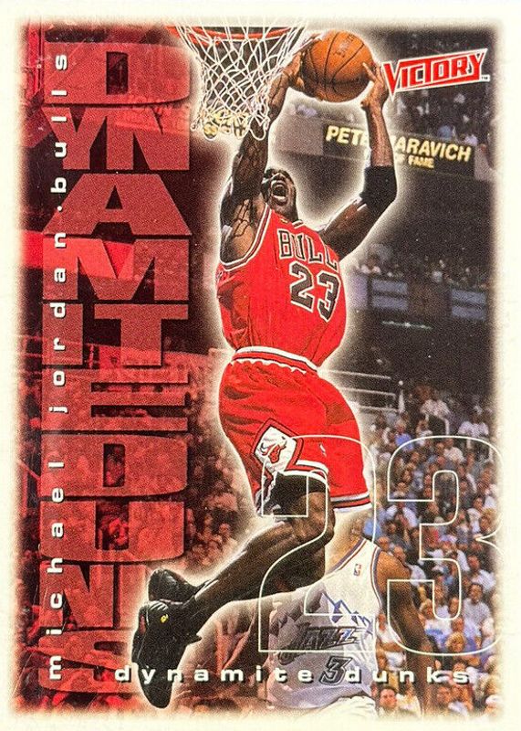 Michael Jordan 1999 Upper Deck Victory #331 Dynamic Dunks PSA 10