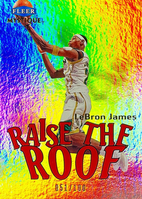 LeBron James 2012 Fleer Retro #5 RR Raise the Roof /100 SGC 9