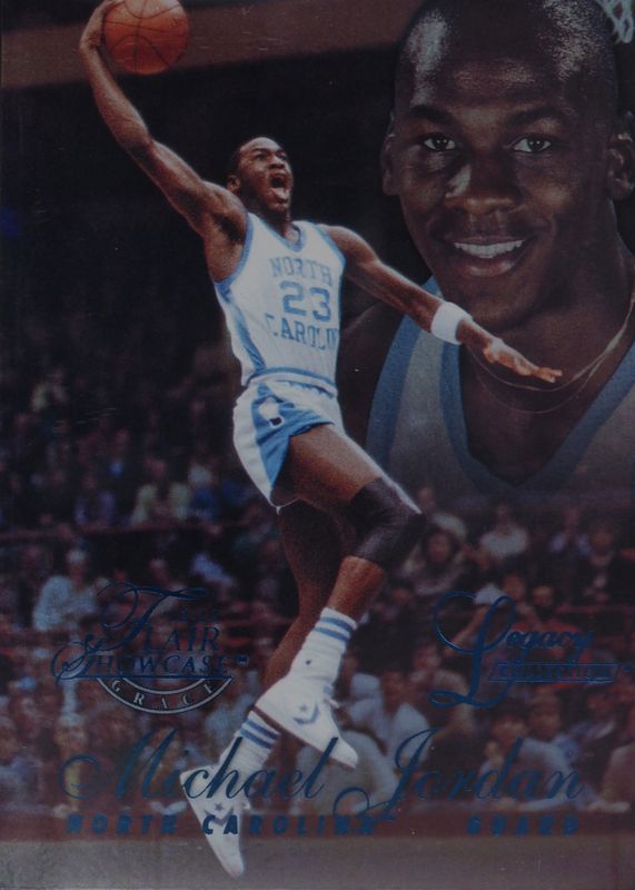 Michael Jordan 2012 Fleer Retro #96FL-2 Flair Legacy Row 1 /150 SGC 8