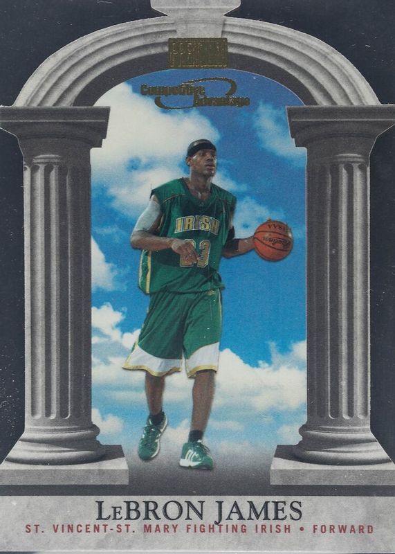 LeBron James 2011 Fleer Retro #3 CA Competitive Advantage RAW