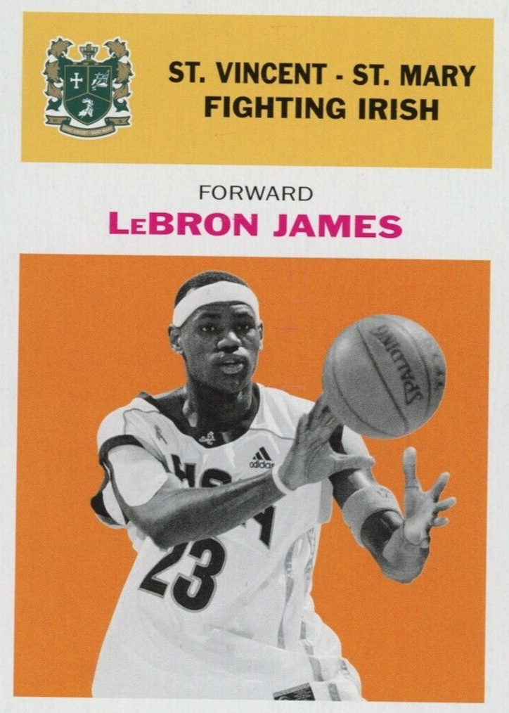 LeBron James 2011 Fleer Retro #61-LJ 1961-62 Design Price Guide