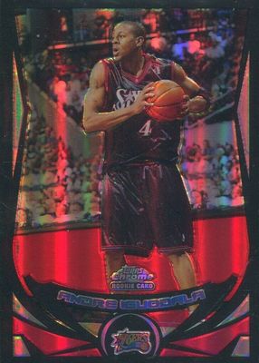 2004 Topps Chrome #174 Black Refractor /500