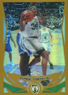 2004 Topps Chrome #34 Gold Refractor /99