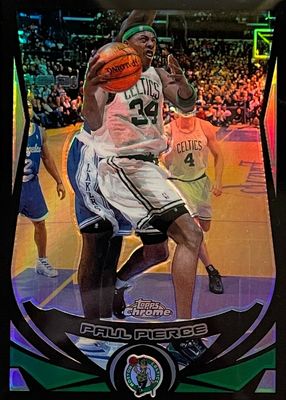 2004 Topps Chrome #34 Black Refractor /500