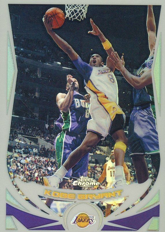 Kobe Bryant 2004 Topps Chrome #8 Refractor PSA 7