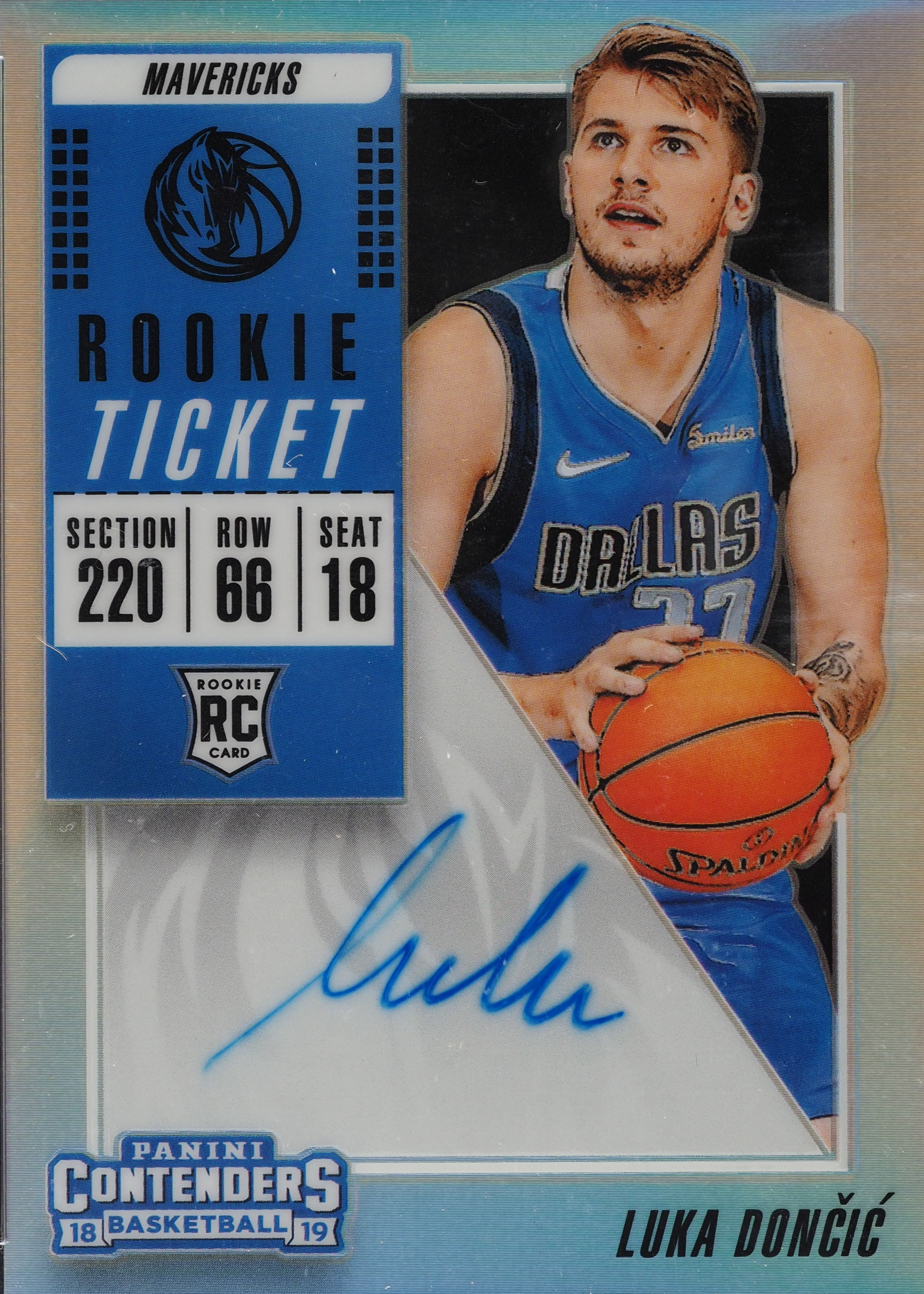 その他 NBA Luka Doncic rookie auto Luka Doncic 2018 Contenders #122 Rookie Ticket Auto