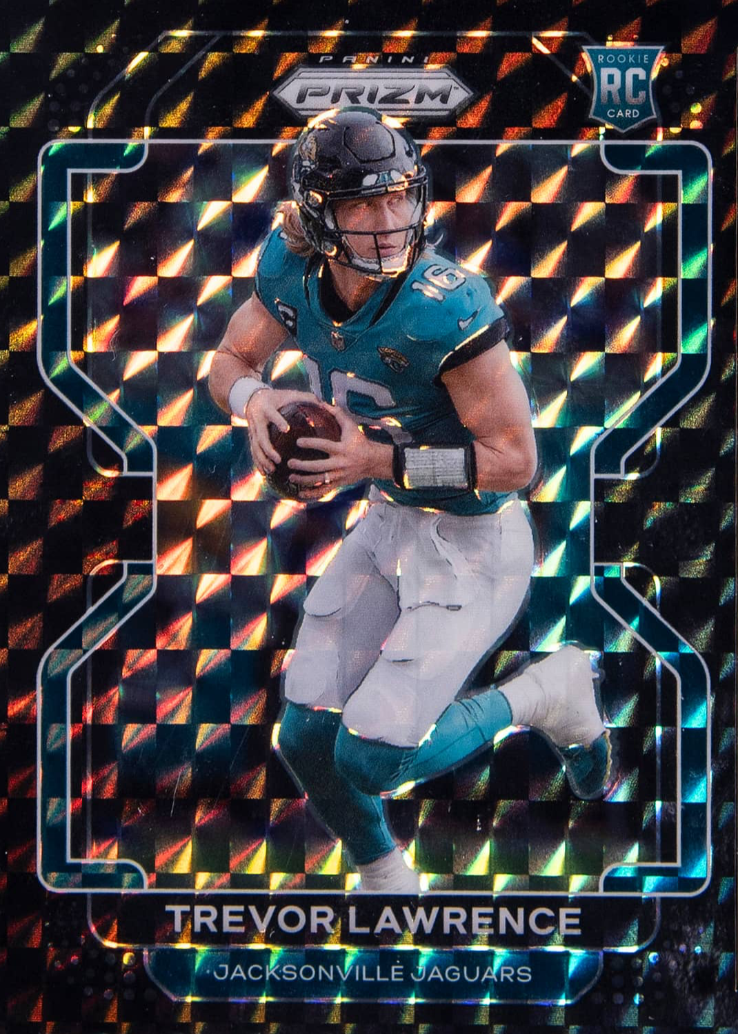 Trevor Lawrence 2021 Chronicles #PB-1 Prizm Black - Black Finite