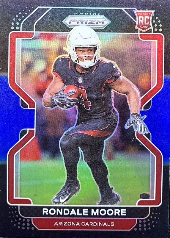 Rondale Moore 2021 Chronicles #PB-22 Prizm Black - Blue /25 Rookie SGC 10