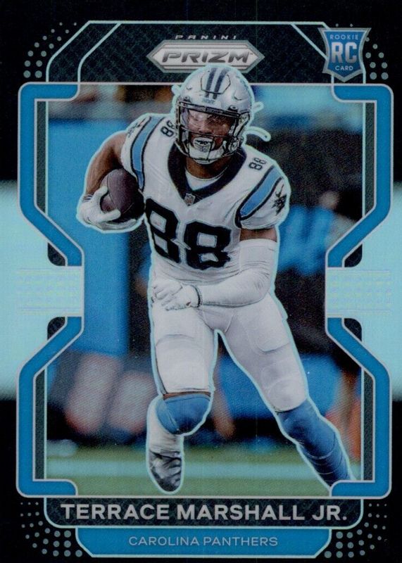 Terrace Marshall Jr. 2021 Chronicles #PB-13 Prizm Black - Silver Rookie PSA 10