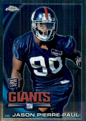 Jason Pierre-Paul 2010 Topps Chrome #C201 Base Price Guide
