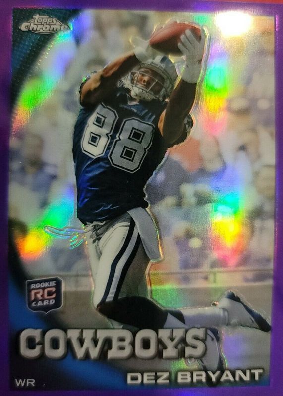 Dez Bryant 2010 Topps Chrome #C60 Purple Refractor /555 Rookie PSA 10